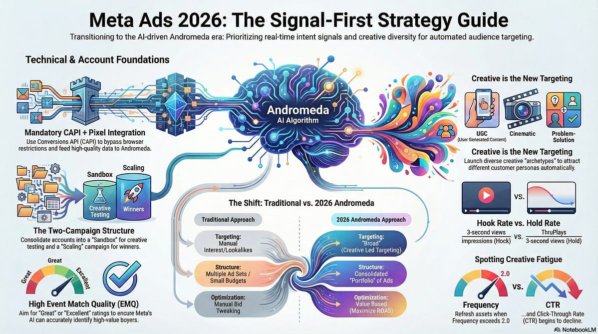 Andromeda Algorithm Explained: The Exact Process Top Agencies Use to 3X ROI