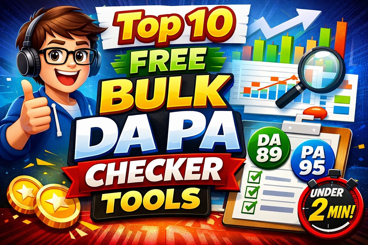 Bulk DA PA Checker tool